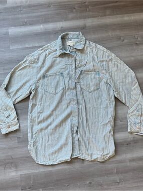 Light Blue Women’s Button Down Shirt